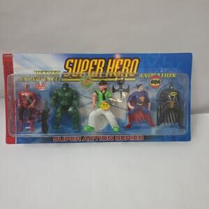 Vintage Bootleg Super Heros Super Action Series Naruto Hulk Spiderman Batman New